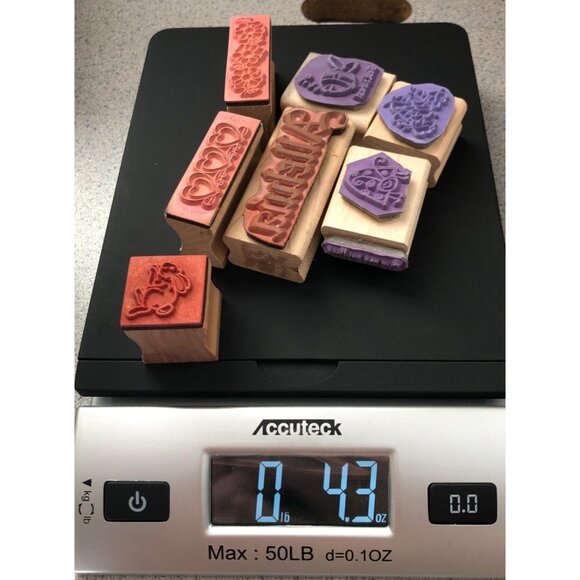 Stampin' Up Rubber Stamp Set Of 7 Best Fishes Bug Me Any Time 2006 2007 - Picture 3 of 3